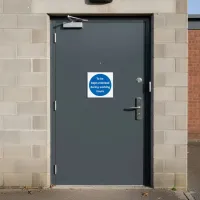 To be Kept Unlocked During Working Hours