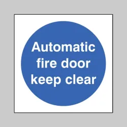 Automatic Fire Door Keep Clear