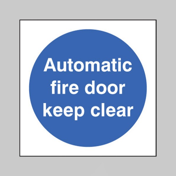 Automatic Fire Door Keep Clear