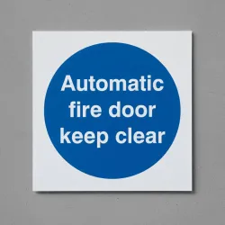 Automatic Fire Door Keep Clear