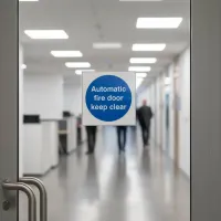 Automatic Fire Door Keep Clear