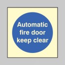 Automatic Fire Door Keep Clear