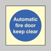 Automatic Fire Door Keep Clear