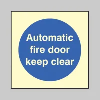 Automatic Fire Door Keep Clear