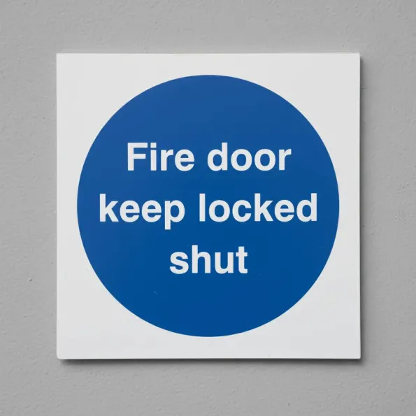 Fire Door Keep Locked Shut Fire Door Keep Locked Shut