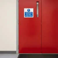 Automatic Fire Door Keep Clear