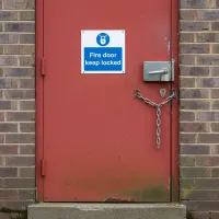 Fire Door Keep Locked