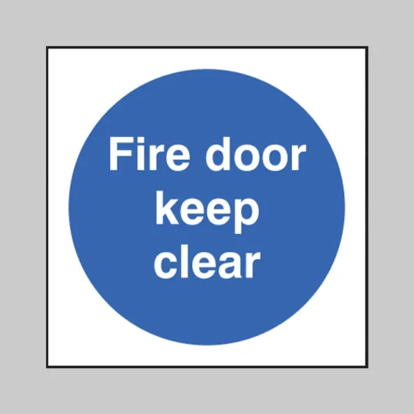 Fire Door Keep Clear Fire Door Keep Clear