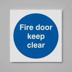 Fire Door Keep Clear