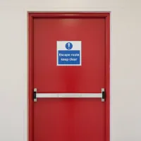 ! - Escape Route - Keep Clear