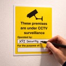 These Premises Are Under CCTV Surveillance (Space for Details)