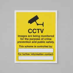 CCTV Images Being Monitored for the Purpose of Crime Prevention (Space for Details) CCTV Images Being Monitored for the Purpose of Crime Prevention (Space for Details)