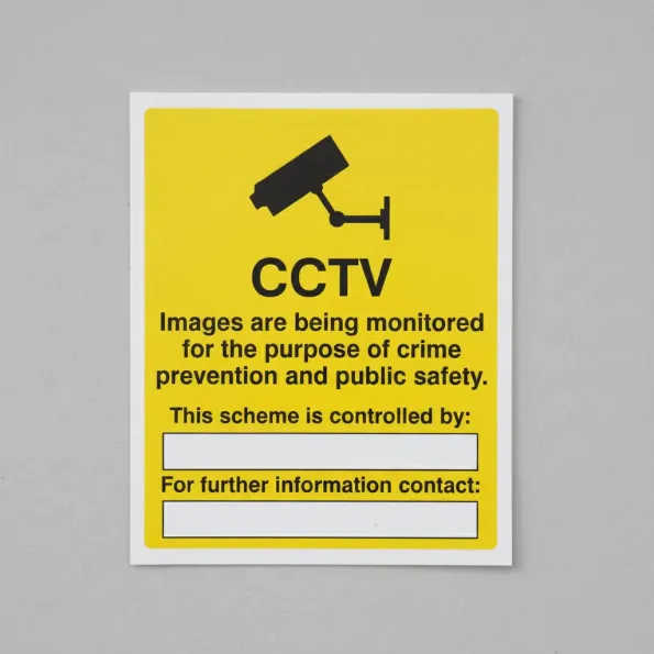 CCTV Images Being Monitored for the Purpose of Crime Prevention (Space for Details)