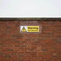 Warning - Anti Climb Paint