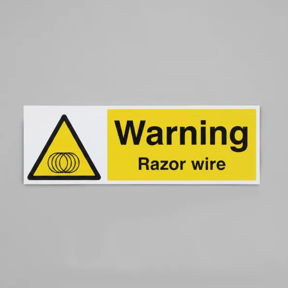 Warning - Razor Wire