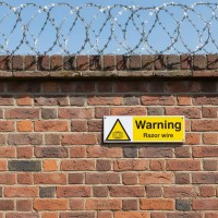 Warning - Razor Wire