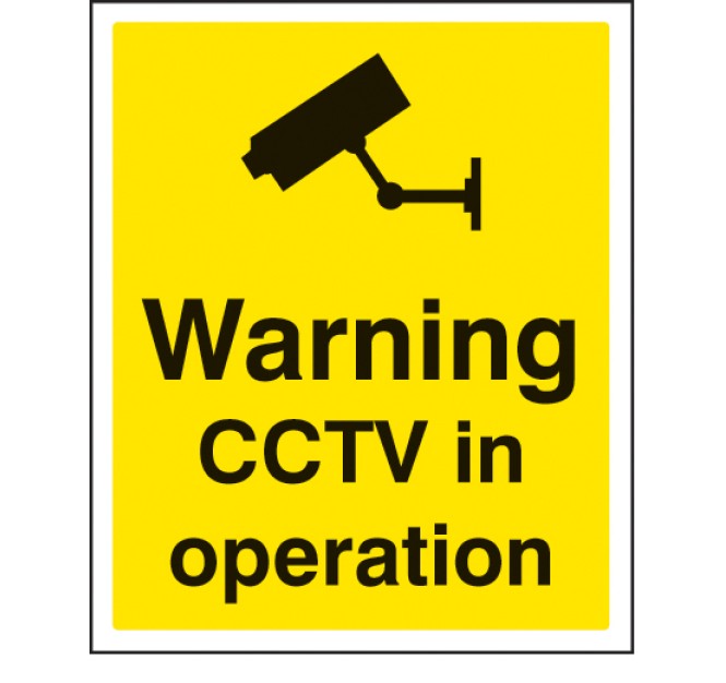 Warning - CCTV in Operation