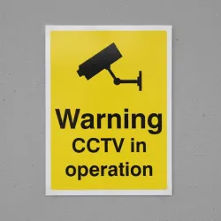 Warning - CCTV in Operation