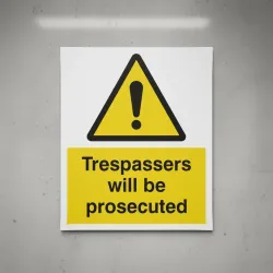 Trespassers Will be Prosecuted Trespassers Will be Prosecuted