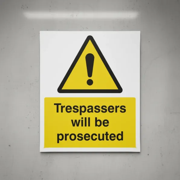 Trespassers Will be Prosecuted