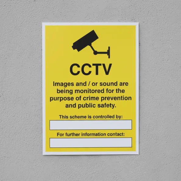 CCTV Images / Sound Being Monitored for the Purpose of Crime