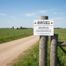 Biosecurity Entry Ahead - Please comply with farm visitor policies Biosecurity Entry Ahead - Please comply with farm visitor policies