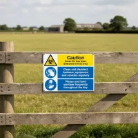 Caution - Avian Flu has been Detected in this Area Caution - Avian Flu has been Detected in this Area