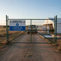 Biosecurity Control Point - All Vehicles Must be Disinfected upon Entry and Exit Biosecurity Control Point - All Vehicles Must be Disinfected upon Entry and Exit