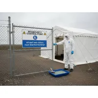 Biosecurity Control Point - All Staff and Visitors must Disinfect Footwear Biosecurity Control Point - All Staff and Visitors must Disinfect Footwear
