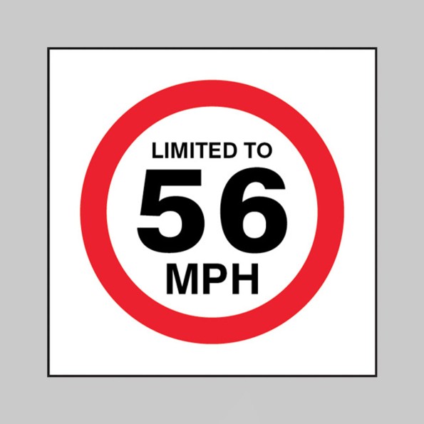 Limited to 56mph
