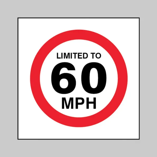 Limited to 60mph