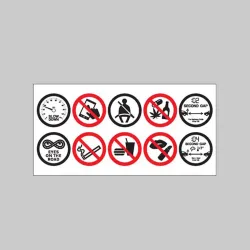 Fatal Five with Distraction Cab Sticker
