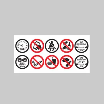 Fatal Five with Distraction Cab Sticker
