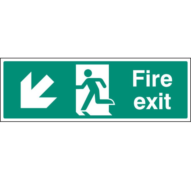 Fire Exit - Down and Left