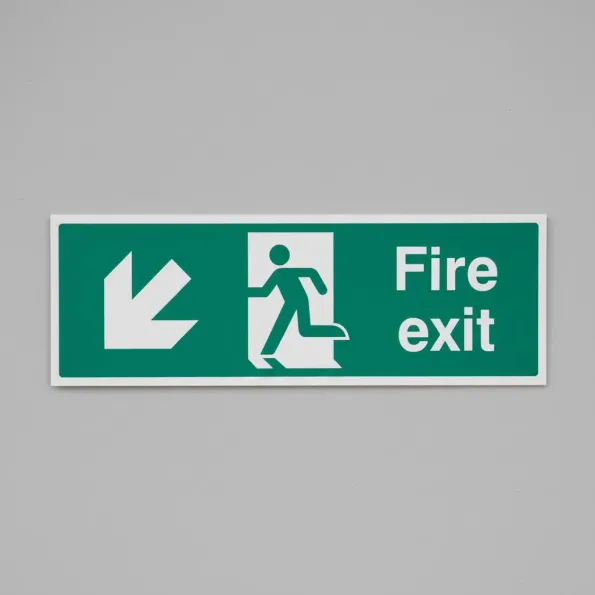 Fire Exit - Down and Left Fire Exit - Down and Left