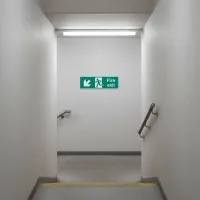 Fire Exit - Down and Left Fire Exit - Down and Left