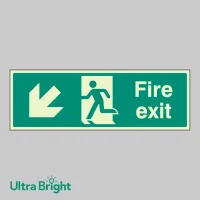 Fire Exit - Down and Left Fire Exit - Down and Left