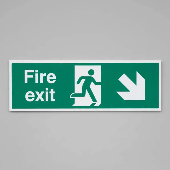 Fire Exit - Down and Right Fire Exit - Down and Right