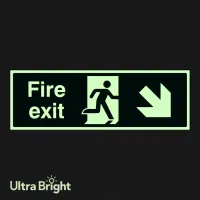Fire Exit - Down and Right Fire Exit - Down and Right