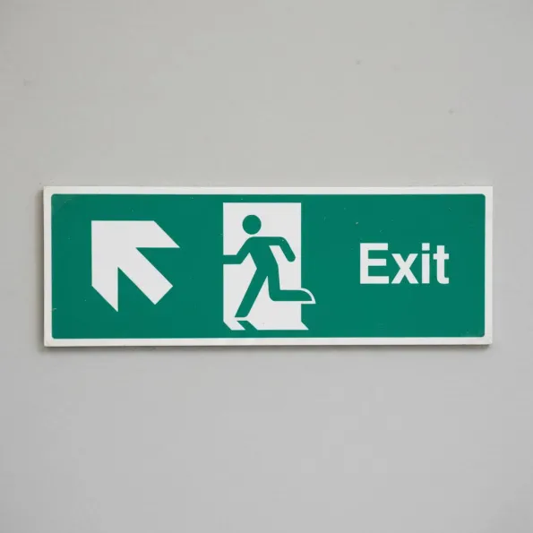 Exit - Up and Left