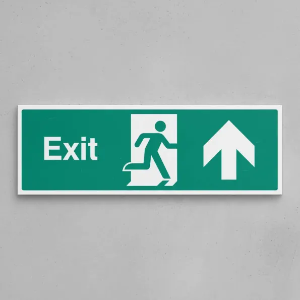 Exit - Up / Straight On