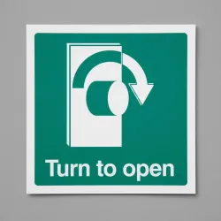 Turn to Open - Right Turn to Open - Right