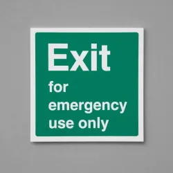 Exit for Emergency Use Exit for Emergency Use