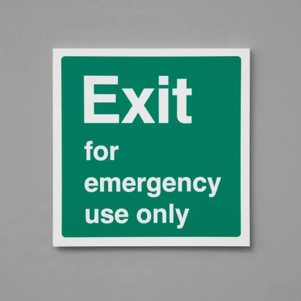 Exit for Emergency Use Exit for Emergency Use