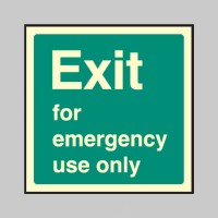 Exit for Emergency Use
