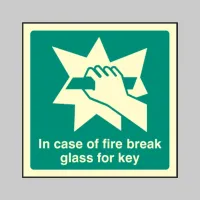 In Case of Fire Break Glass for Key In Case of Fire Break Glass for Key