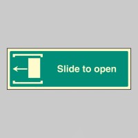 Slide to Open - Arrow Left