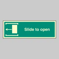 Slide to Open - Arrow Left Slide to Open - Arrow Left