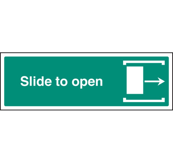 Slide to Open - Arrow Right