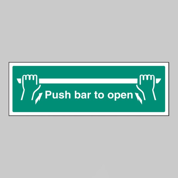 Push Bar to Open